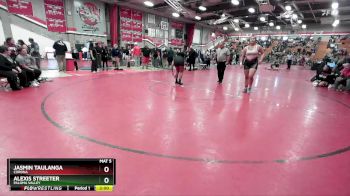 235 lbs Quarterfinal - Alexis Streeter, Paloma Valley vs Jasmin Taulanga, Corona