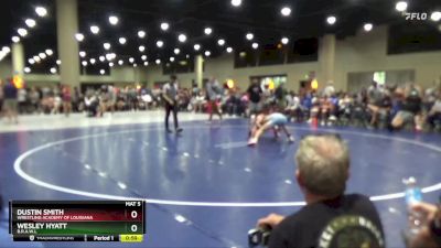 120 lbs Cons. Round 5 - Dustin Smith, Wrestling Academy Of Louisiana vs Wesley Hyatt, B.R.A.W.L