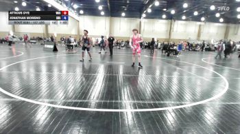 157 lbs 3rd Place - Atticus Dye, Wrestling University Club vs Jonathan Moreno, Gladiator Wrestling Academy