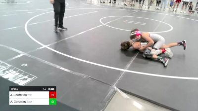 85 lbs Consolation - Jaxon Geoffrion, Top Rank vs Aj Gonzalez, Savage House WC