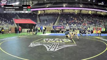 Girls-105 lbs Cons. Round 2 - Emanuela Alaimo, Glen Lake Hs Girls vs Cat Warlick, Annapolis H.s. Girls