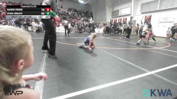45 lbs Consolation - Dante Perez, Tiger Trained Wrestling vs Stihl Welch, Claremore Wrestling Club