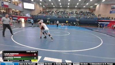 126 lbs Cons. Round 4 - Louis Parkman, Keller Central vs Cameron Ganger, El Paso Chapin