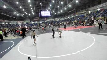 54 lbs 2nd Place - Ryus Ardery, Garden City Wrestling Club vs Brayson Higdon, No Limits WC