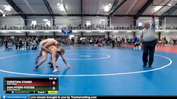 157 lbs Champ. Round 2 - Christian Stanek, Iowa State vs Dom Myers-Foster, Augustana (IL)
