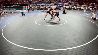 D 1 165 lbs Quarterfinal - Lucas Campbell, Benton vs Larry Davis, Parkway