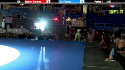 126 lbs finals Jordan Shearer ND vs. Cub Yeager OK