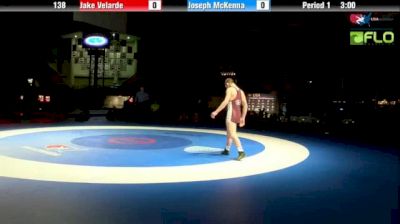 138 lbs finals Joey McKenna NJ vs. Jake Velarde