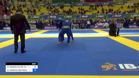 BERNADO MESQUITA DE FARIAS SILVA vs GABRIEL MARCELINO MENDES 2023 Brasileiro Jiu-Jitsu IBJJF