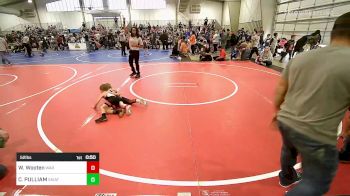 52 lbs Quarterfinal - Waylon Wooten, Warner Eagles Youth Wrestling vs Cooper PULLIAM, Skiatook Youth Wrestling 2022-23