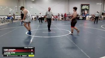250 lbs Cons. Round 1 - Carter Gore, Wellington vs Cody Sanada, Carrollton Cavs