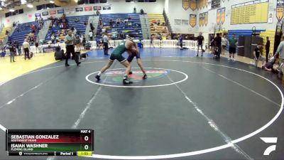 113 Gold 1st Place Match - Sebastian Gonzalez, Southwest Miami vs Isaiah Washner, Fleming Island