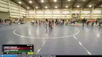 37 lbs Round 3 - Lande Foreman, Star Valley Wrestling Club vs Tyson Anderton, Westlake