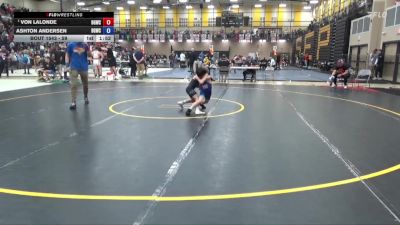 59 lbs Champ. Round 2 - Von Lalonde, Big Game Wrestling Club vs Ashton Andersen, Big Game Wrestling Club