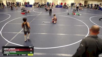 135 lbs Cons. Round 1 - Jayce Larson, Forest Lake Wrestling Club vs Marco Rangel, Minnesota