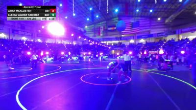 136 lbs Round Of 32 - Addilyn Wacker, Iola Kids Wrestling vs Eliana White, Jimenez Trained Academy