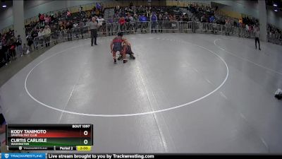 120 lbs Cons. Round 2 - Curtis Carlisle, Washington vs Kody Tanimoto, Spartan Mat Club