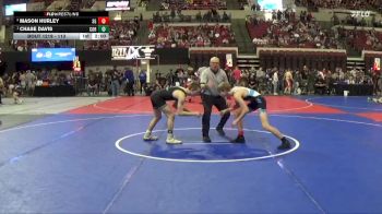 113 lbs Round 1 - Chase Davis, Corvallis vs Mason Hurley, Stillwater Gladiators
