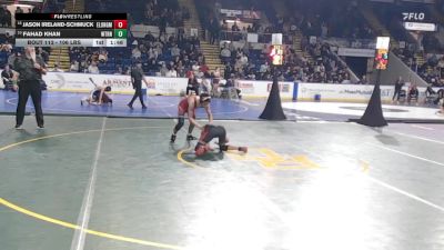 106 lbs Consi Of 8 #1 - Jason Ireland-Schmuck, East Longmeadow vs Fahad Khan, Watertown