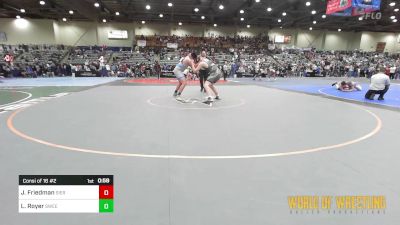 285 lbs Consi Of 16 #2 - James Friedman, Sierra Sabers vs Lynkin Royer, Sweet Home