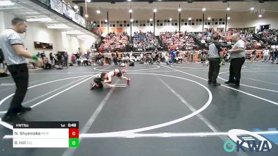 Quarterfinal - Noah Shuemake, Poteau Youth Wrestling Academy vs Braylen Hill, Sallisaw Takedown Club