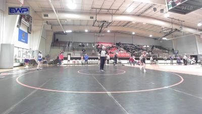 80 lbs Quarterfinal - Andrew Myers, Cushing High School vs Cael Dolan, Berryhill High School