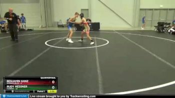 100 lbs Quarterfinals (8 Team) - Benjamin Ganz, Georgia Blue vs Rudy Messner, Florida