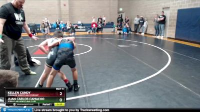 78 lbs Quarterfinal - Juan Carlos Camacho, Steelclaw Wrestling Club vs Kellen Cundy, Punisher Wrestling Company