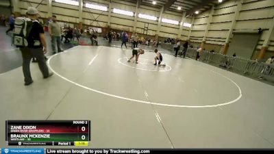 90 lbs Round 2 - Zane Dixon, Green River Grapplers vs Braunx McKenzie, Westlake