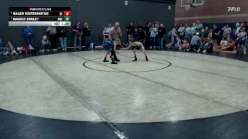 61 lbs Quarterfinal - Hagen Worthington, Declo Stingers vs Maddix Ensley, Homedale Wrestling Club