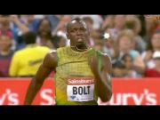 Usain Bolt big win in 100m - London Diamond League 2013