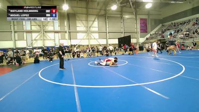 144 lbs Cons. Sub-semis - Wayland Holmberg, Inland Northwest Wrestling Training Center vs Miguel Lopez, Whatcom Wrestling Academy