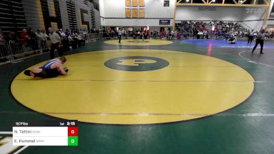 157F lbs Rr Rnd 3 - Nick Tattini, Duke vs Eddie Hummel, Army West Point