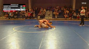 149 lbs Cons. Round 2 - Benito Diaz, Rochester Community & Tech. College vs Barrett Eichenberger, Iowa Western Community College