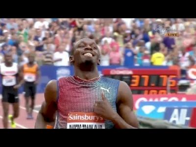 Bolt leads JAM to victory in 4x100 at London Diamond League 2013