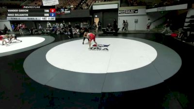 113 lbs Vander Gibson, TCWA - Tri-Counties Wrestling Association vs Niko Selianitis, BAWA-Bay Area Wrestling Association