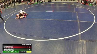 110 lbs Cons. Round 4 - Bronson Ray, The Pride Of Nevada vs Eli McCurdy, Uintah Wrestling