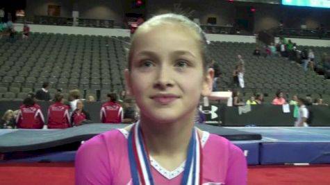 Norah Flatley Wins Beam in her First Secret Classic