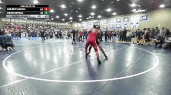 157 lbs Champ. Round 1 - Aiden Ortega, Lemoore vs Andrew Garcia, Hueneme