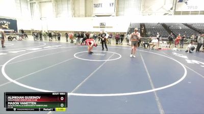 190 lbs Cons. Round 4 - Mason Vanetten, Schuylerville/Greenwich Wrestling Club vs Alimkhan Guseinov, Willpower Wrestling Club