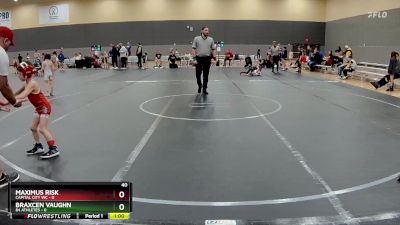 40 lbs Round 6 (10 Team) - Braxcen Vaughn, 84 Athletes vs Maximus Risk, Capital City WC