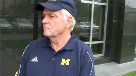 Coach Warhurst on 3 of his athletes in the 1500