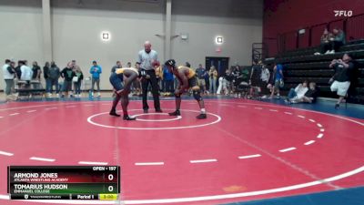 197 lbs Champ. Round 2 - Armond Jones, Atlanta Wrestling Academy vs Tomarius Hudson, Emmanuel College