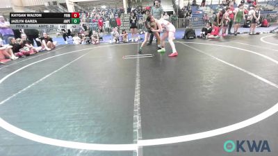 92 lbs Rr Rnd 1 - Kaygan Walton, Prime Wrestling vs Jazlyn Garza, Amped Wrestling Club