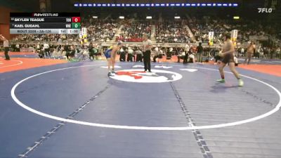3A-126 lbs Cons. Round 2 - Kael Gudahl, Wheatland vs Skylen Teague, Torrington