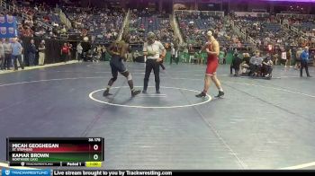 3A 175 lbs Cons. Round 2 - Micah Geoghegan, St. Stephens vs Kamar Brown, Northside (Jax)