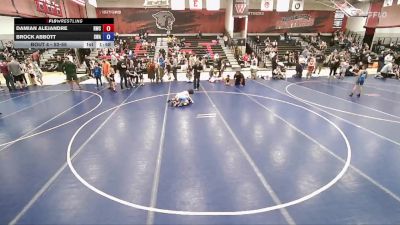 52-55 lbs Round 1 - Damian Alejandre, Roy Wrestling Club vs Brock Abbott, Sanderson Wrestling Academy