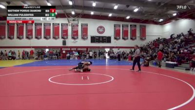 197 lbs Champ. Round 2 - William Fulgentes, Moorpark CCC vs Matthew Porras Diamond, Menlo NWCA