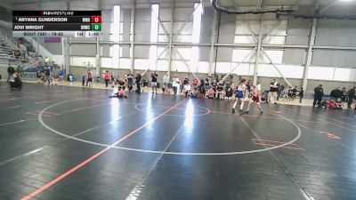 78-82 lbs Champ. Round 3 - Aryana Gunderson, Whatcom Wrestling Academy vs Jovi Wright, Oak Harbor Wrestling Club