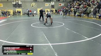 140 lbs 3rd Place Match - Caleb Driscoll, Eagle River High School vs KAMDON MARCHANT, Chugiak High School